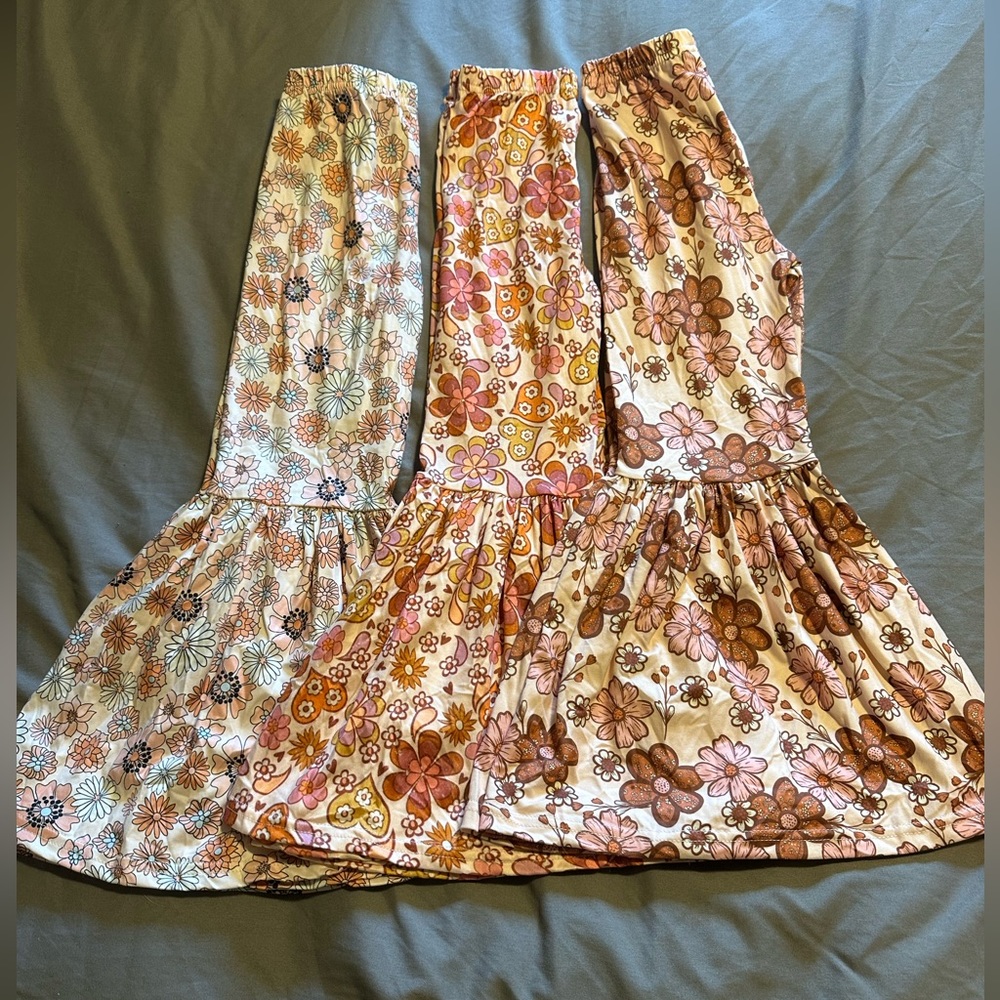 Floral bell bottoms bundle